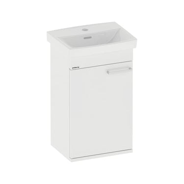 KRISS Skandi vaskeskabsæt m/1 låge og porcelænsvask B:40xD:32xH:67cm - 1