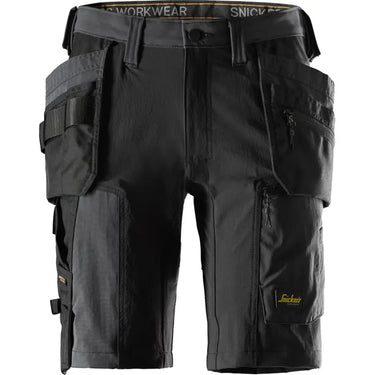 Snickers stretch shorts 6118 koksgrå/sort str 48 - 1