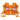 Gennemgangsklemme WDU 2,5 orange 102006 - 2