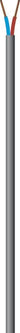 Gummikabel GKA H05RR-F 2X0,75 Sort R100 - 1