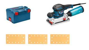 Blå Bosch GSS 280 AVE Rystepudser 350W L-BOXX - 1