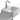 Lavabo Lavabo 45 semi-indb. håndvask m/hanehul hvid - 1