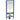 Geberit DuofixBasic monteringselement t/vægh. toilet 112cm Delta indbyg.cisterne 12cm - 1