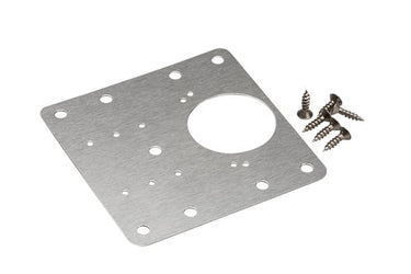 Reparationsplade 90x90mm rustfri stål AISI201 100 stk. - 1