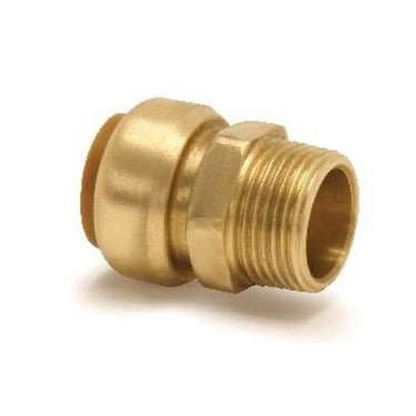 Tectite overgang muffe/nippel 22 mm x 3/4'' rødgods - 1