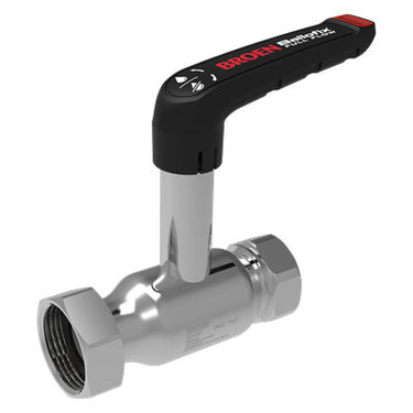BROEN Ballofix Full Flow kugleventil rustfri muffe/omløber 3/4" x 1" høj - 1