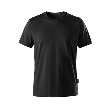 Klassisk T-shirt i økologisk bomuld sort str 5XL - 1