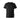 Klassisk T-shirt i økologisk bomuld sort str XS - 1