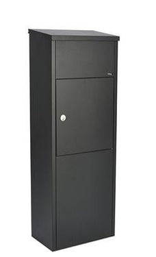 Allux 600S Pakkepostkasse med Ruko-lås sort - 1