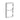 DESIGN+C RAMME 2X1M HVID - 1