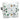 Trykknap kontakt, LK FUGA, wiser, uden frontplade, hvid - 1