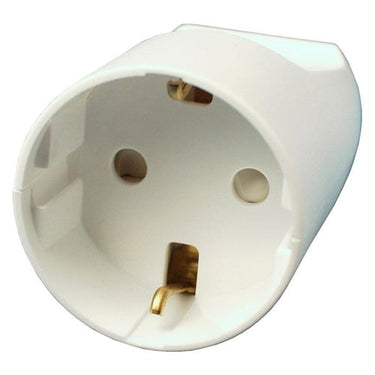 Forlængerled Schuko F25 hvid - 1