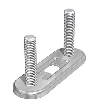 Rørholder BMD dobbelt M8 8-90 mm - 1