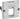 LK FUGA Dataudtag for 1x Keystone RJ45 (small) 1 modul indsats - 1