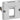 LK FUGA Dataudtag for 1x Keystone RJ45 (small) 1 modul indsats - 1