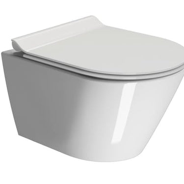 GSI Kube X vægtoilet 50x36cm med Genius flush skylleteknik - 1