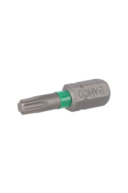 Bahco 1/4" Konisk Skruetrækkerbits til TORX® T20 kærv 25mm pak/10 stk. - 1