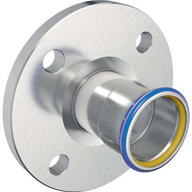 Geberit Mapress flange rf PN 10/16 m/ pressemuffe (gas) d=28mm DN=25 - 1