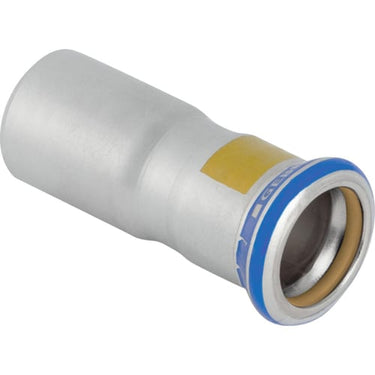 Geberit Mapress reduktion rf m/ nippelende (gas) d=35mm d1=22mm - 1