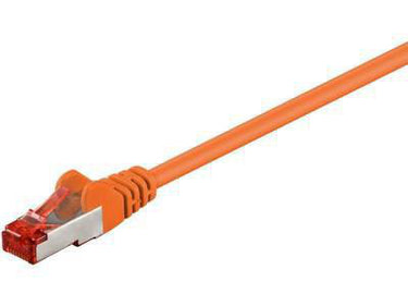 CAT6 F/UTP Network Cable 7.5m, Orange - 1