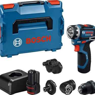 Blå Bosch GSR 12V 2X2AH GFA LB Bore-/Skruemaskine - 1