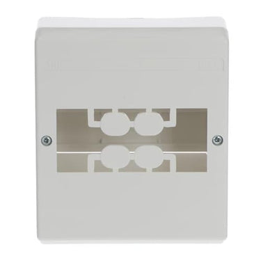 Gruppetavle 6 moduler IP40 hvid RAL9016 50x160x65mm - 1