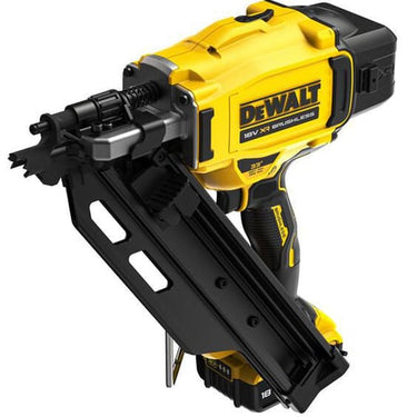 Dewalt XR Sømpistol 18V 90mm 2 x 5AH batterier - 1