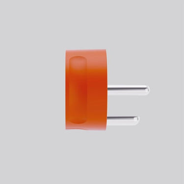 Flad stikprop NORM K med jord orange - 1