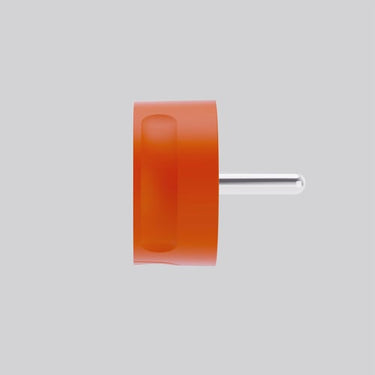 Flad stikprop NORM K uden jord orange - 1