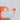 Flad stikprop NORM K uden jord orange - 2