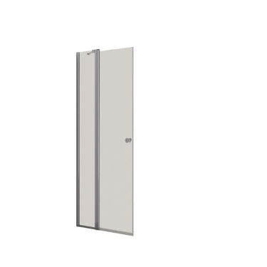 Dansani dør/side H:200x87-89cm krom/klart glas - 1