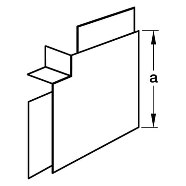 Fladvinkel LF 30030 Perlehvid - 1