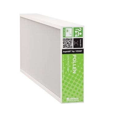 Exhausto pollenfilter VEX40T (G4) Grov 65% 48mm panelfilter - 1