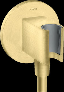 hansgrohe Axor Porter bruserholder m/slangeudtag rund børstet messing PVD - 1