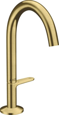 hansgrohe Axor One Select 170 håndvaskarmatur m/push-open børstet messing PVD - 1