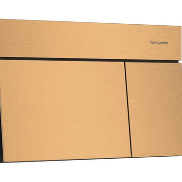 hansgrohe iFrame Element E trykplade t/dobbeltskyl børstet bronze PVD - 1