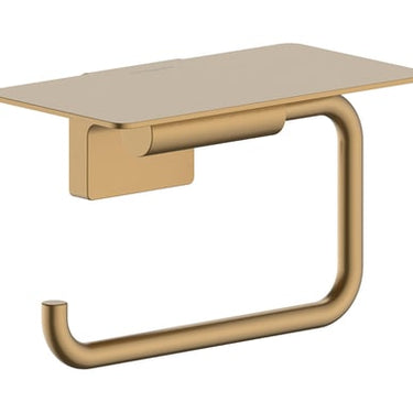 hansgrohe AddStoris S papirholder m/hylde børstet bronze PVD - 1