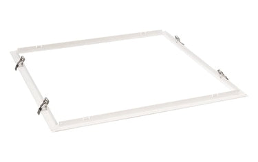 Sense 600x600 Hvid Indbygningsramme for Gipsloft/Troldtekt - 1