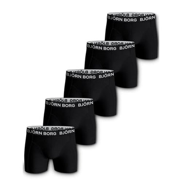 Boxer Solid 5 pak boxershorts str M - 1