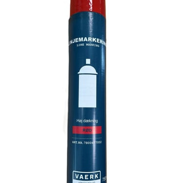 Linjemarkeringsspray rød 750 ml - 1