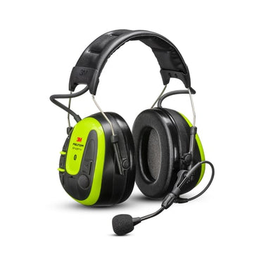 3M PELTOR WS ALERT X+ hovedbøjle headset med bluetooth MRX21A3WS7 klar gul - 1