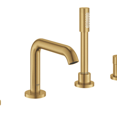 GROHE Essence kar- og brusekombination udvendig dele 4-h børstet cool sunrise - 1