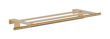 hansgrohe AddStoris S håndklædehylde PVD metal 661mm m/håndkl.st børstet bronze - 1