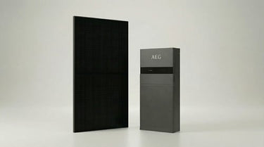 AEG ECO HOME KOMPLET  12 kW/ 10 kWh - 28 paneler  & Fixnordic montagepakke til til skrå eternit tag - 1