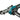 Makita 18V båndsliber 6-13x533mm solo - 1