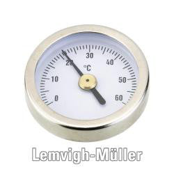 Danfoss FHD-T termometer 0-60° Ø35 - 1
