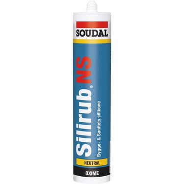Silirub NS Sanitets og bygge silicone Klar 310 ml - 1