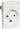 LK FUGA stikkontakt 2-polet + DK jord 1,5 modul hvid - 1