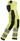 Snickers High-Vis stretch buks 6343 klasse 2 gul/sort str. 48 - 3