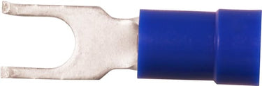 Isol. gaffelkabelsko A2553GB 1,5-2,5mm² M5 bøjet Blå - 1